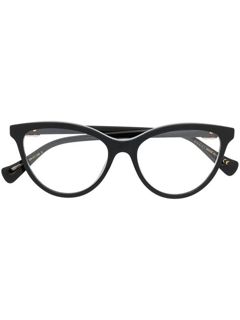 gucci cat eyes glasses|designer oversized cat eye glasses.